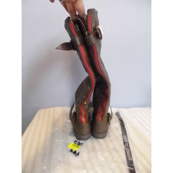 Zulily Women's Durango Boot Brown Buckle Accent Extra Wide Calf Size 7 - Picture 3 of 5